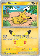 Carte Pokémon Pikachu 043/128 Sans rareté 30ᵉ Anniversaire