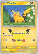 Carte Pokémon Pikachu 045/128 Sans rareté 30ᵉ Anniversaire