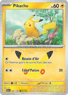 Carte Pokémon Pikachu 046/128 Sans rareté 30ᵉ Anniversaire
