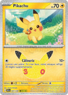 Carte Pokémon Pikachu 047/128 Sans rareté 30ᵉ Anniversaire