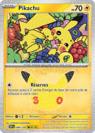 Carte Pokémon Pikachu 048/128 Sans rareté 30ᵉ Anniversaire