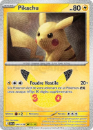 Carte Pokémon Pikachu 049/128 Sans rareté 30ᵉ Anniversaire