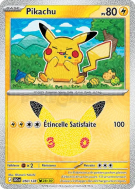 Carte Pokémon Pikachu 050/128 Sans rareté 30ᵉ Anniversaire