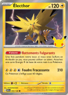 Carte Pokémon Électhor 055/128 Commune 30ᵉ Anniversaire