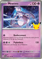 Carte Pokémon Mewtwo 063/128 Rare 30ᵉ Anniversaire