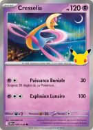Carte Pokémon Cresselia 074/128 Commune 30ᵉ Anniversaire
