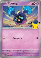 Carte Pokémon Cosmog 078/128 Commune 30ᵉ Anniversaire