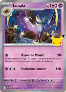 Carte Pokémon Lunala 080/128 Rare 30ᵉ Anniversaire