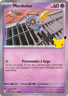 Carte Pokémon Mordudor 081/128 Commune 30ᵉ Anniversaire