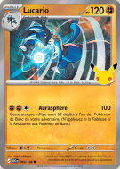 Carte Pokémon Lucario 083/128 Commune 30ᵉ Anniversaire