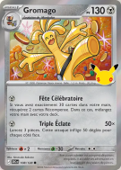 Carte Pokémon Gromago 108/128 Commune 30ᵉ Anniversaire
