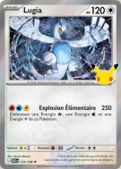 Carte Pokémon Lugia 121/128 Rare 30ᵉ Anniversaire