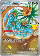Carte Pokémon Noadkoko d'Alola 129/128 Illustration Rare 30ᵉ Anniversaire