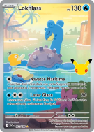 Carte Pokémon Lokhlass 131/128 Illustration Rare 30ᵉ Anniversaire