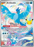 Carte Pokémon Artikodin 132/128 Illustration Rare 30ᵉ Anniversaire