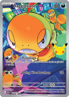 Carte Pokémon Baggiguane 140/128 Illustration Rare 30ᵉ Anniversaire