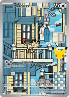 Carte Pokémon Miaouss 144/128 Illustration Rare 30ᵉ Anniversaire