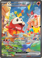 Carte Pokémon Chochodile ex 147/128 Illustration Spéciale Rare 30ᵉ Anniversaire