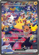 Carte Pokémon Pikachu ex 150/128 Illustration Spéciale Rare 30ᵉ Anniversaire
