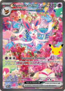 Carte Pokémon Nymphali ex 153/128 Illustration Spéciale Rare 30ᵉ Anniversaire