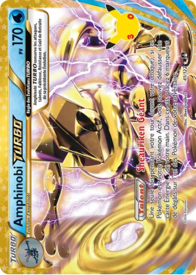 Carte Pokémon Amphinobi TURBO 41/122 Secrète 30ᵉ Anniversaire