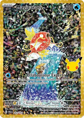 Carte Pokémon Magicarpe 203/193 Secrète 30ᵉ Anniversaire