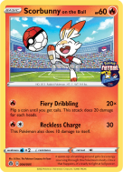 Carte Pokémon Scorbunny on the Ball 004/005 Aucune Pokémon Futsal (JCC)