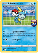 Carte Pokémon Sobble on the Ball 005/005 Aucune Pokémon Futsal (JCC)