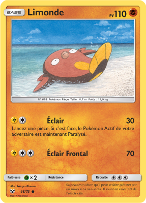 Carte Pokémon Limonde 46/73 Commune Légendes Brillantes
