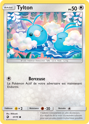 Carte Pokémon Tylton 57/70 Commune Majesté des Dragons