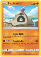 Carte Pokémon Bacabouh 74/149 Commune Soleil et Lune (JCC)