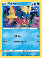 Carte Pokémon Carvanha 035/203 Commune Évolution Céleste