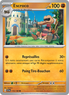 Carte Pokémon Escroco 116/198 Commune Écarlate et Violet (JCC)