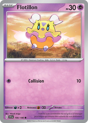 Carte Pokémon Flotillon 100/198 Commune Écarlate et Violet (JCC)