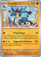 Carte Pokémon Lucario 114/198 Peu commune Écarlate et Violet (JCC)