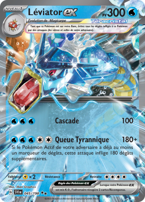 Carte Pokémon Léviator-ex 045/198 Double rare Écarlate et Violet (JCC)