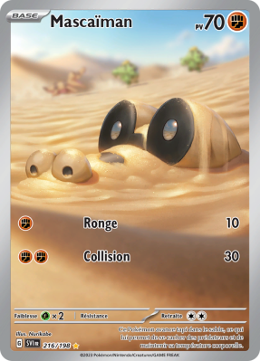 Carte Pokémon Mascaïman 216/198 AR Écarlate et Violet (JCC)