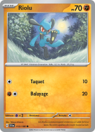 Carte Pokémon Riolu 112/198 Commune Écarlate et Violet (JCC)
