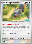 Carte Pokémon Rongourmand 151/198 Commune Écarlate et Violet (JCC)
