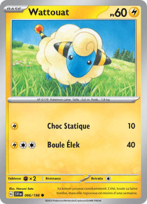 Carte Pokémon Wattouat 066/198 Commune Écarlate et Violet (JCC)