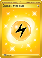 Carte Pokémon Énergie Électrique de base 257/198 Gold Écarlate et Violet (JCC)