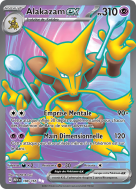 Carte Pokémon Alakazam-ex 188/165 Ultra Rare 151