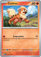 Carte Pokémon Caninos 058/165 Commune 151