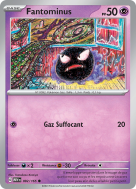 Carte Pokémon Fantominus 092/165 Commune 151