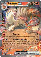 Carte Pokémon Feunard-ex 038/165 Double rare 151