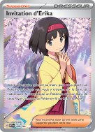 Carte Pokémon Invitation d'Erika 196/165 Ultra Rare 151