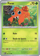 Carte Pokémon Paras 046/165 Commune 151