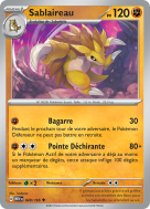 Carte Pokémon Sablaireau 028/165 Peu commune 151