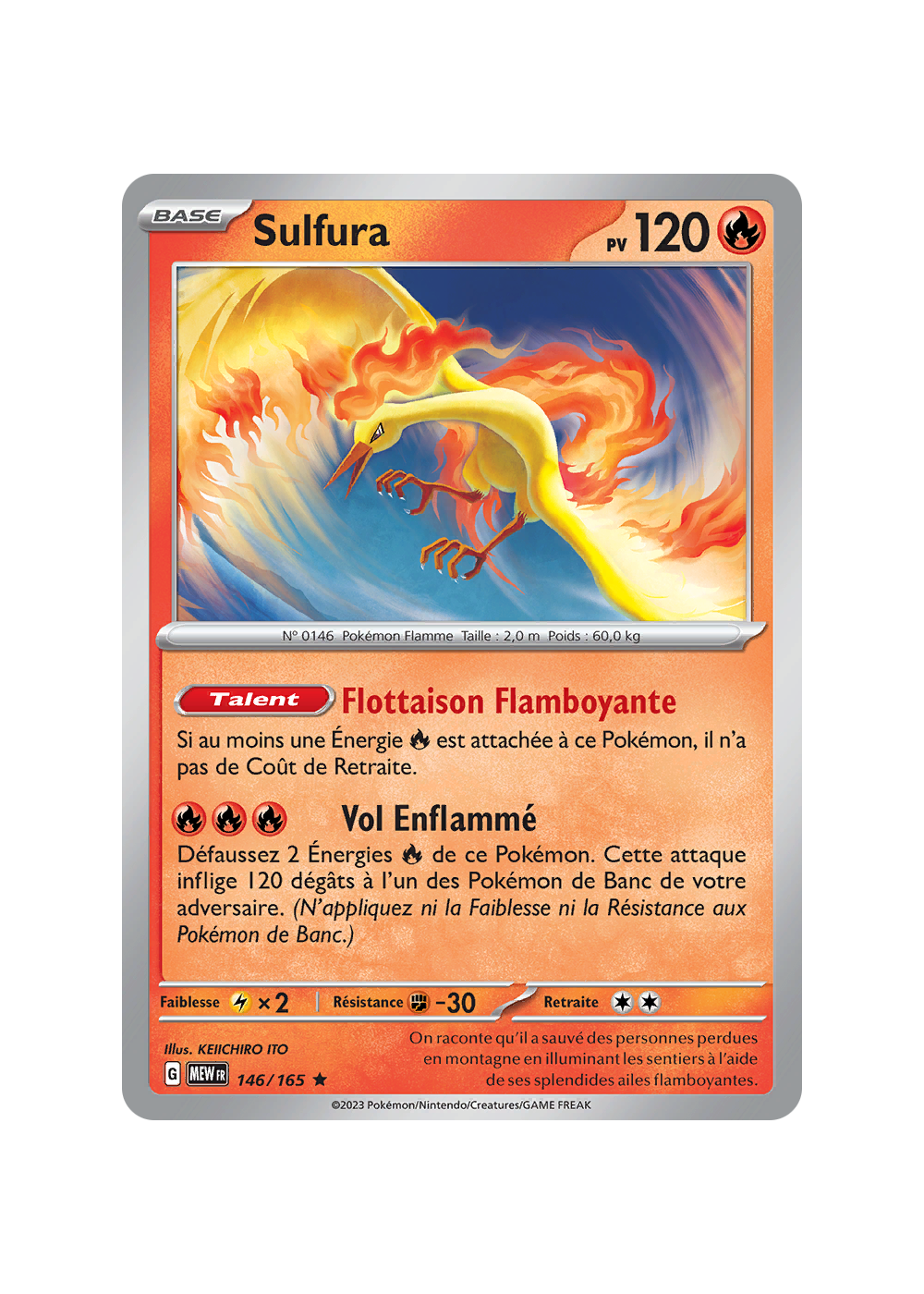 thumbnail image 2 of Pokemon Card - Florizarre 003/165 - EX Ultra Rare - MEW 151 - French - Near Mint 2 of 6