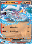 Carte Pokémon Reshiram-ex 030/159 Double rare Aventures Ensemble